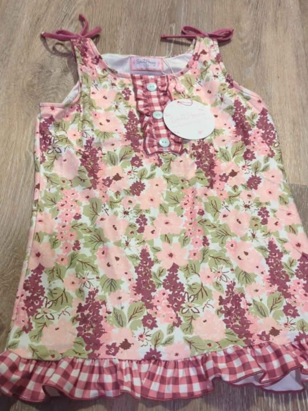 Sweet Honey Floral tunic size 10 new